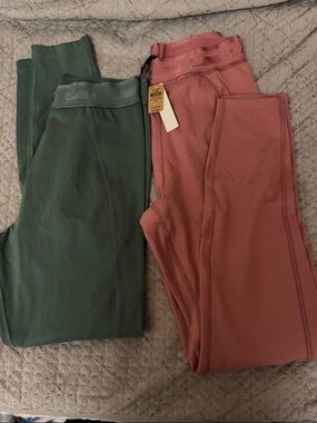 PINK Victoria’s Secret Leggings Duo - Green & Dusty Rose